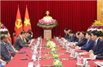 Thường trực Ban Bí thư Trần Cẩm Tú tiếp Trưởng đoàn các chính đảng các nước ASEAN