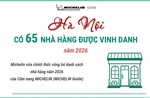 Hà Nội có 65 nhà hàng được Michelin vinh danh