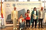 Cờ vua người khuyết tật Việt Nam tỏa sáng tại giải Vô địch thế giới - IPCA lần thứ 25