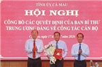 Cà Mau công bố các quyết định về công tác cán bộ