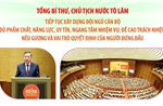 Tiếp tục xây dựng đội ngũ cán bộ đủ phẩm chất, năng lực, uy tín, ngang tầm nhiệm vụ