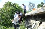 An Giang khẩn trương khắc phục sạt lở hơn 20 m trên tuyến đường ĐH80