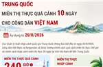 Trung Quốc miễn thị thực quá cảnh 10 ngày cho công dân Việt Nam