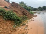 Nguy cơ sạt lở đất đá do mưa lớn kéo dài ở Tuyên Quang