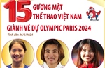 15 gương mặt thể thao Việt Nam giành vé dự Olympic Paris 2024 (tính đến 26/6/2024)