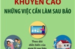 Khuyến cáo những việc cần làm sau bão