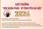 Giải thưởng &#39;Bùi Xuân Phái - Vì tình yêu Hà Nội&#39; lần thứ 17 năm 2024