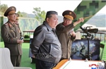 Nhà lãnh đạo Triều Tiên Kim Jong Un thị sát tập trận tác chiến đặc biệt