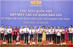 Chủ tịch Quốc hội Trần Thanh Mẫn gặp mặt các cơ quan báo chí