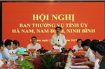Ban Thường vụ Tỉnh ủy Hà Nam, Nam Định, Ninh Bình thông qua phương án tổ chức bộ máy sau hợp nhất