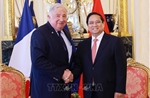 Thủ tướng Phạm Minh Chính hội kiến Chủ tịch Thượng viện Pháp Gérard Larcher