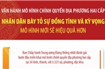 Nhân dân bày tỏ sự đồng tình và kỳ vọng mô hình chính quyền địa phương hai cấp sẽ hiệu quả hơn