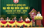 Thường trực Ban Bí thư dự Đại hội Đảng bộ xã Hương Sơn, tỉnh Hà Tĩnh