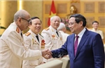 Thủ tướng Phạm Minh Chính gặp mặt Ban liên lạc Công an chi viện chiến trường miền Nam