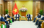 Bộ trưởng Tư pháp Nguyễn Hải Ninh tiếp Tổng Thư ký Bộ Tư pháp Algeria