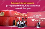 Gian trưng bày của Bộ Công an tại Triển lãm thành tựu đất nước