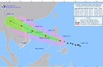 Bão BUALOI di chuyển nhanh hướng vào Biển Đông