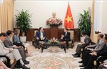Quyền Bộ trưởng Bộ Ngoại giao Lê Hoài Trung tiếp Đại sứ Hoa Kỳ Marc Knapper
