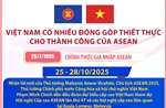 Việt Nam có nhiều đóng góp thiết thực cho thành công của ASEAN