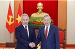 Tổng Bí thư Tô Lâm tiếp Thư ký Hội đồng An ninh Liên bang Nga