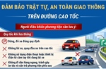 Đảm bảo trật tự, an toàn giao thông trên đường cao tốc