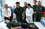 Đại tướng Nguyễn Trọng Nghĩa thăm, chúc Tết thương, bệnh binh