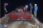 Phát hiện vụ khai thác cát trái phép trên sông Thạch Hãn