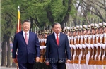 Lễ đón trọng thể Tổng Bí thư, Chủ tịch nước Tô Lâm thăm cấp Nhà nước đến Trung Quốc