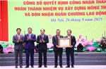 Hà Nội đón nhận quyết định hoàn thành nhiệm vụ xây dựng nông thôn mới năm 2024