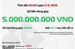 Chương trình ‘Gọi tên những vì sao đất nước’ nhận được 5 tỷ đồng ủng hộ