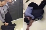 Tạm đình chỉ hiệu trưởng để học sinh ném dép vào cô giáo