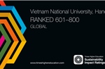 Đại học Quốc gia Hà Nội gia tăng vị trí trong Bảng đánh giá THE Impact Rating 2026