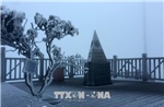 Băng phủ trắng đỉnh Fansipan trong ngày Giáng sinh 2025