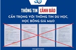 Trường đại học cảnh báo thông tin giả mạo, lừa đảo mùa tuyển sinh