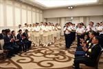 Lực lượng Bảo vệ bờ biển Nhật Bản tổ chức lễ đón tàu Cảnh sát biển 8004