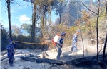 Vùng 5 Hải quân tham gia chữa cháy Vườn quốc gia Phú Quốc