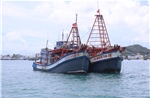 Vùng Cảnh sát biển 4 bắt giữ hai tàu vận chuyển 30.000 lít dầu DO trái phép