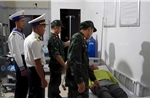 Đảo Trường Sa cấp cứu ngư dân tàu cá tỉnh Bình Định trong đêm