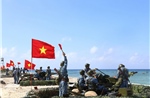 Bộ đội Hải quân hướng về Đại hội đại biểu Đảng bộ Quân chủng Hải quân lần thứ XIV