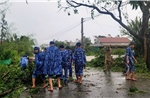 Bộ Tư lệnh Vùng Cảnh sát biển 1 giúp dân khắc phục hậu quả bão số 5