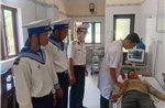 Đảo Trường Sa cấp cứu ngư dân bị đột quỵ não