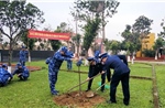 Bộ Tư lệnh Vùng Cảnh sát biển 1 hưởng ứng ‘Tết trồng cây đời đời nhớ ơn Bác Hồ’