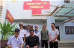 Bệnh nhân bị viêm loét dạ dày được Bệnh xá đảo Trường Sa cho xuất viện