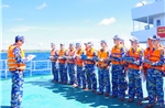 Tàu Hải quân 936 hoàn thành tốt nhiệm vụ huấn luyện đi biển đường dài