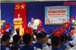 Rộn ràng ngày khai giảng năm học mới ở Đặc khu Trường Sa