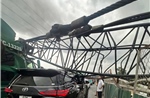 Đơn vị quản lý xe cẩu DH400 bồi thường hơn 390 triệu đồng sau sự cố sập cần cẩu