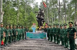 Tuổi trẻ Bộ đội Biên phòng TP Hồ Chí Minh về nguồn tại Chiến khu Rừng Sác