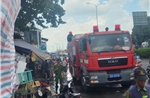 TP Hồ Chí Minh: Cháy lớn dãy phòng trọ trên đường Đỗ Mười