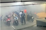 TP Hồ Chí Minh: Cháy hầm giữ xe tòa nhà 11 tầng, nhiều người tháo chạy