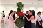 Hơn 100 tác phẩm hoa ikebana tại triển lãm &#39;Khởi sắc khai hoa&#39;